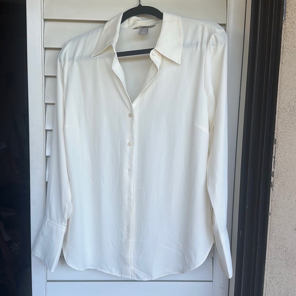 Ivory button down H&M Medium shirt